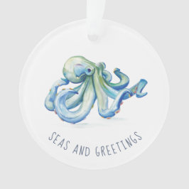 Nautical Anchor First Gehuwd met kerstversiering Ornament