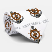 Nautical Anchor First Mate Stropdas (Opgerold)
