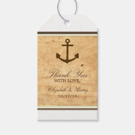 Nautical Anchor Framed  Paper Wedding Cadeaulabel