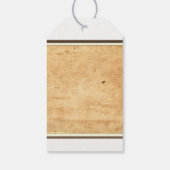 Nautical Anchor Framed  Paper Wedding Cadeaulabel (Achterkant)