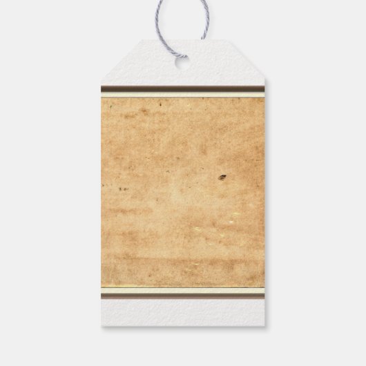 Nautical Anchor Framed Paper Wedding Cadeaulabel (Achterkant)