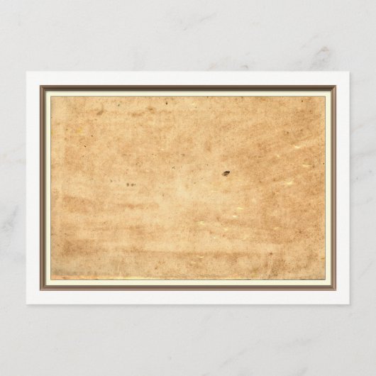 Nautical Anchor Framed  Paper Wedding Informatiekaartje (Achterkant)