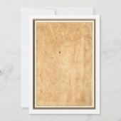 Nautical Anchor Framed  Paper Wedding Kaart (Achterkant)