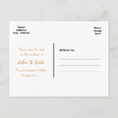 Nautical Anchor Gold Glitter Glam Photo Briefkaart (Achterkant)