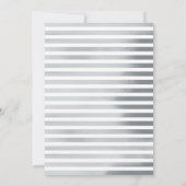 Nautical anchor herald bruiloft uitnodiging (Achterkant)