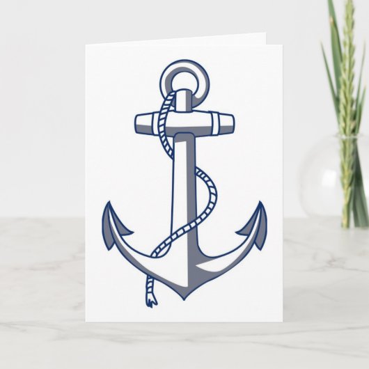 Nautical Anchor Kaart (Voorkant)
