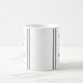 Nautical Anchor Lake House Navy Blue Koffiemok (Center)