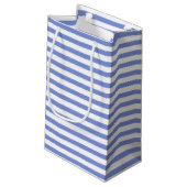 Nautical Anchor - Navy Baby shower Gift Bag Klein Cadeauzakje (Achterkant Gekanteld)