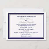 Nautical Anchor Navy Blue, 2H Weddenschap Kaart (Achterkant)