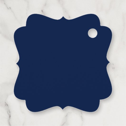 Nautical Anchor Navy Blue Hartelijk dank Bedankjes Labels (Achterkant)