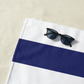 Nautical anchor navy blue stripes Boat Name Strandlaken (In situ)