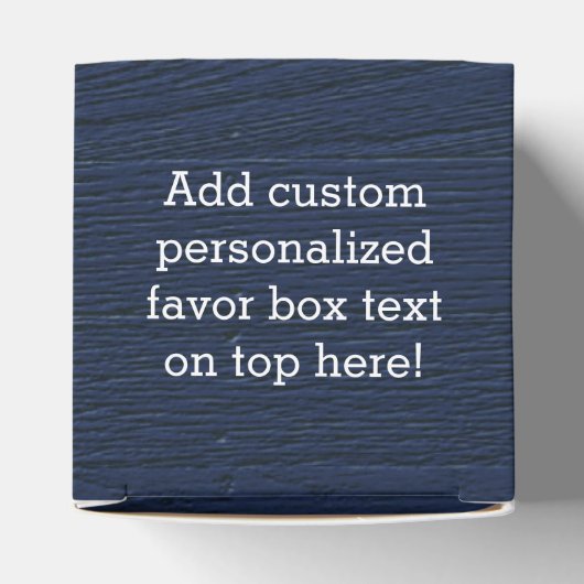  Nautical Anchor Navy Blue/White Bedankdoosjes (Bovenkant)