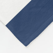 Nautical anchor navy striped boot blanket fleece deken (Hoek)