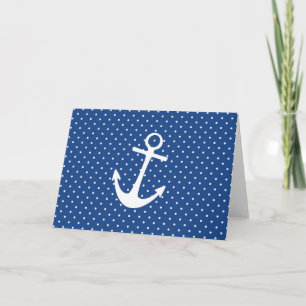 Nautical Anchor Note Kaart
