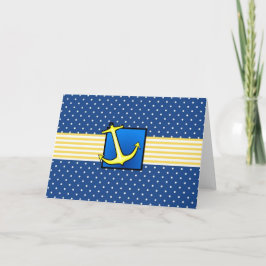 Nautical Anchor Note Kaart