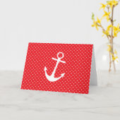 Nautical Anchor Note Kaart All Occasion (Gele Bloem)