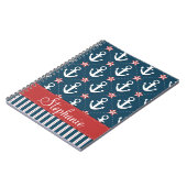 Nautical Anchor notebook Notitieboek (Linkerzijde)