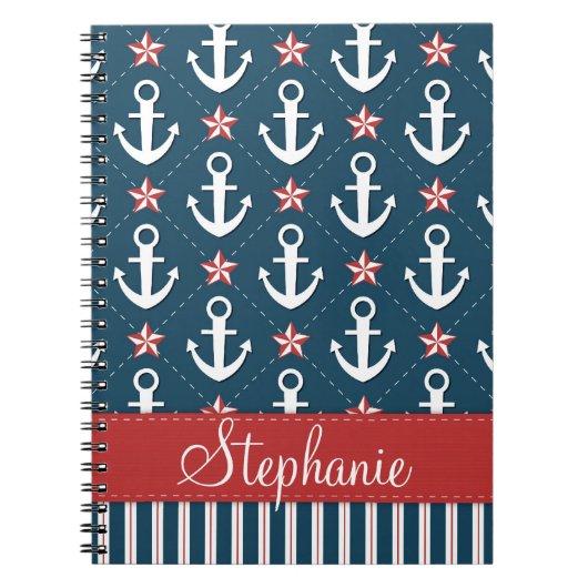 Nautical Anchor notebook Notitieboek (Voorkant)