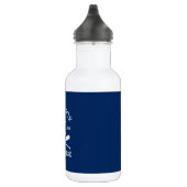 Nautical Anchor Oars Family Lake House Navy Blue Waterfles (Rechts)