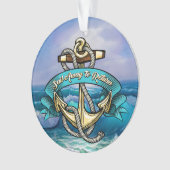Nautical Anchor Ornament (voorkant)
