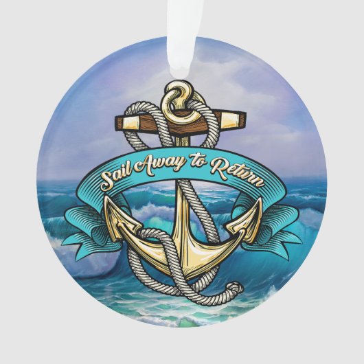 Nautical Anchor Ornament (voorkant)