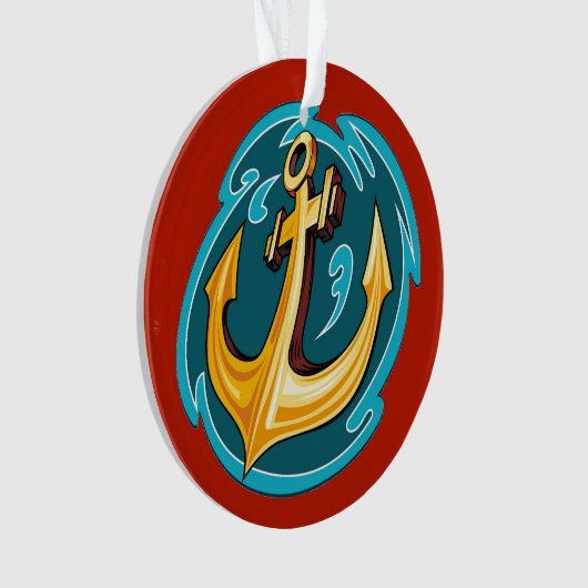 Nautical Anchor Ornament (voorkant)