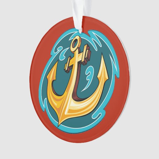 Nautical Anchor Ornament (voorkant)