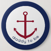 Nautical Anchor papa om Button te worden (Voorkant)
