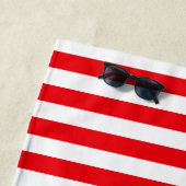 Nautical Anchor Patriotic First Mate Naam toevoege Strandlaken (In situ)