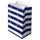 Nautical Anchor Personalized Birthday Medium Cadeauzakje (Achterkant Gekanteld)