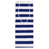 Nautical Anchor Personalized Birthday Wijn Cadeautas (Achterkant)