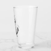 Nautical Anchor Pint (Koolzwart) Glas (Links)