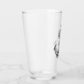 Nautical Anchor Pint (Koolzwart) Glas (Rechts)