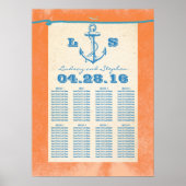 Nautical Anchor Poster for Weddings (Voorkant)