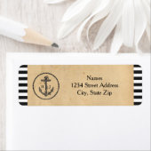  Nautical Anchor - Retouradreslabels Etiket (Insitu)