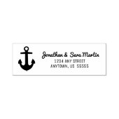Nautical Anchor Return-adres Zelfinktende Stempel (Design)