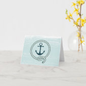 Nautical Anchor Rope All Occasion Kaart (Gele Bloem)