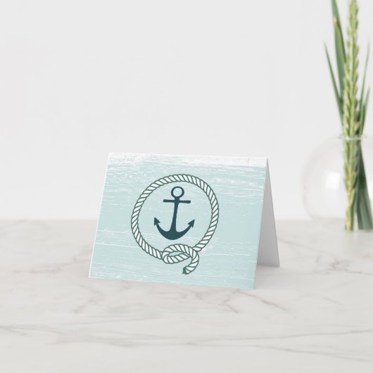 Nautical Anchor Rope All Occasion Kaart (Voorkant)
