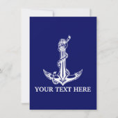 Nautical Anchor Rope Boat Name (Voorkant)