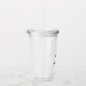 Nautical Anchor Rope Boat Name Acryl Drinkbeker (Rechts)