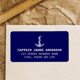  Nautical Anchor Rope Boat Name Etiket