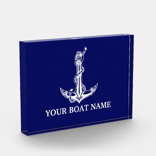  Nautical Anchor Rope Boat Name Fotoblokken (Links)