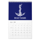  Nautical Anchor Rope Boat Name Kalender (Mar 2026)