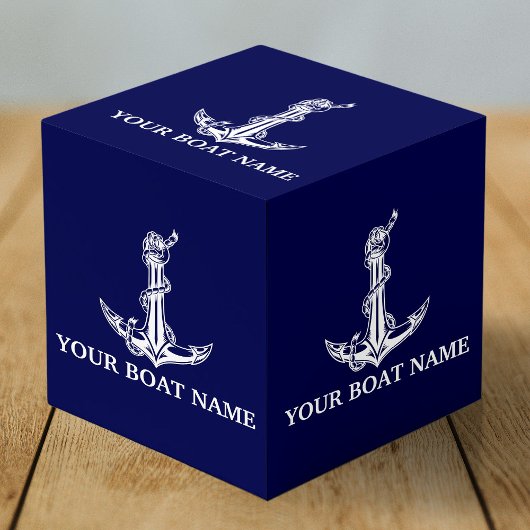 Nautical Anchor Rope Boat Name Kubus