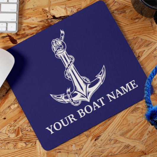 Nautical Anchor Rope Boat Name Muismat