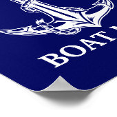  Nautical Anchor Rope Boat Name Poster (Hoek)
