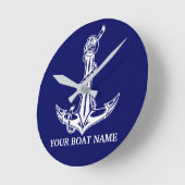  Nautical Anchor Rope Boat Name Ronde Klok (Hoek)