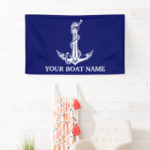  Nautical Anchor Rope Boat Name Spandoek (Insitu)