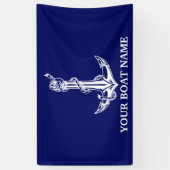  Nautical Anchor Rope Boat Name Spandoek (Verticaal)
