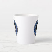 Nautical Anchor Rope Captain Boat of Naam Marine Latte Mok (Voorkant)